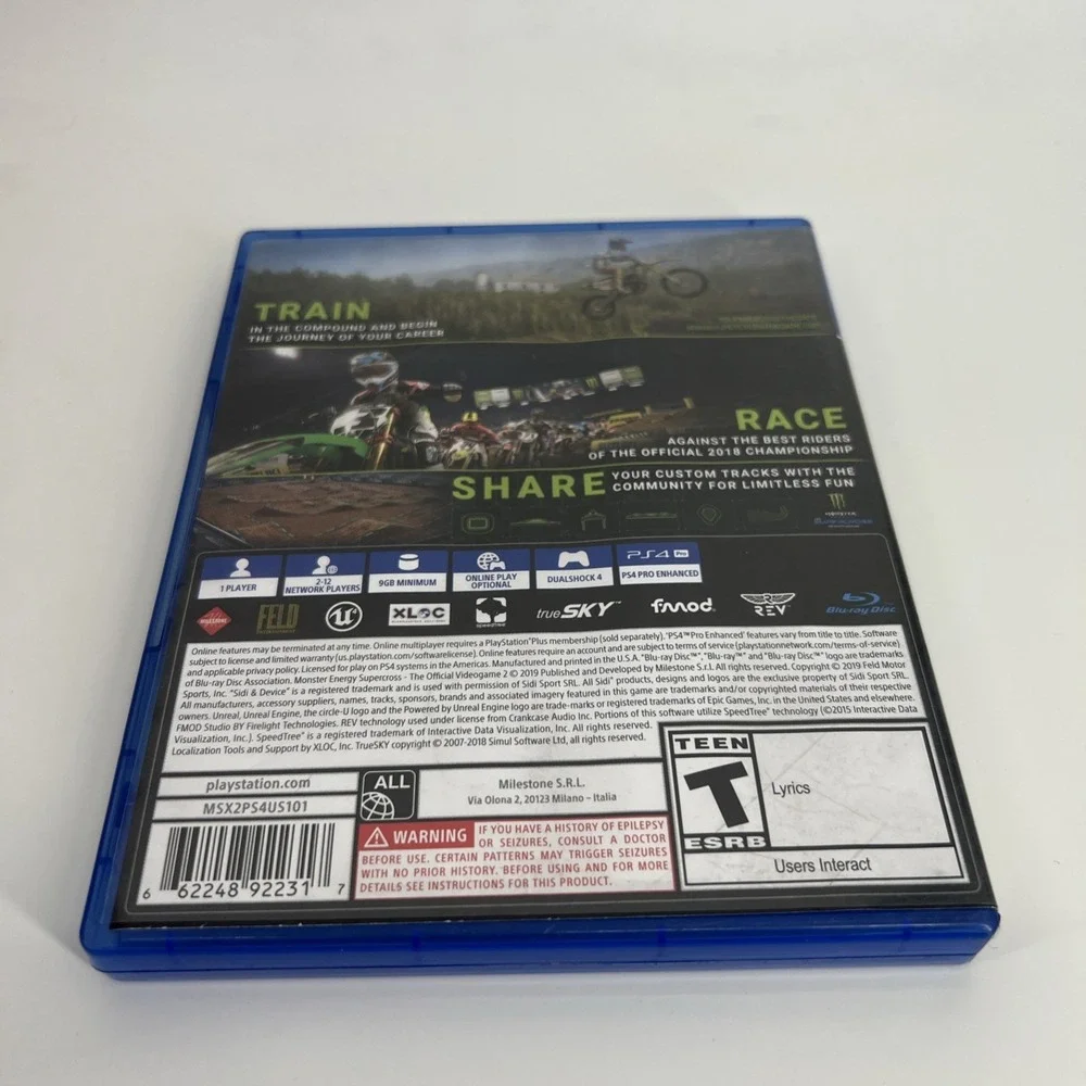 Monster Energy Supercross: The Official Videogame 2 - Sony PlayStation 4